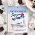 Bag of Dark Chocolate Salted Caramels by Seagull Sweets Co., 100 g